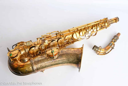 Conn New Wonder II Alto Gold Plated Portrait Replate Old Pads 184609