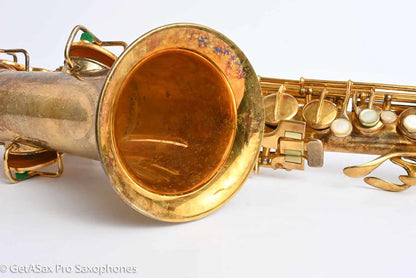 Conn New Wonder II Alto Gold Plated Portrait Replate Old Pads 184609