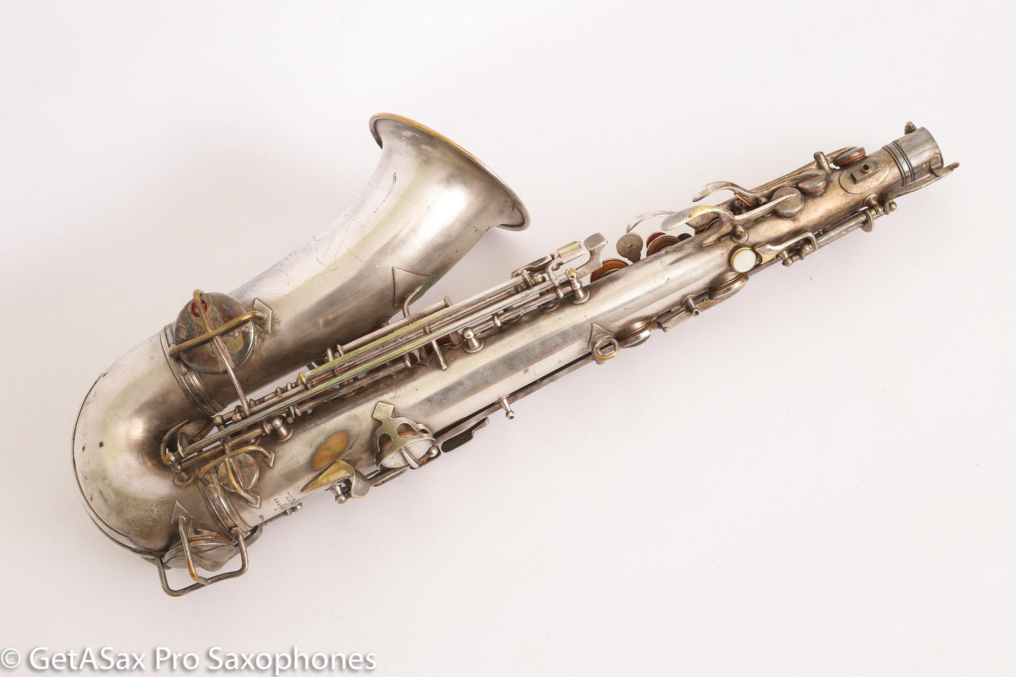 Conn New Wonder II ‘Chu Berry’ Alto Saxophone 184438 Original Silver Plate Needs Overhaul