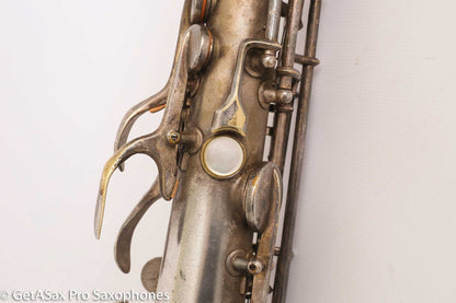 Conn New Wonder II ‘Chu Berry’ Alto Saxophone 184438 Original Silver Plate Needs Overhaul
