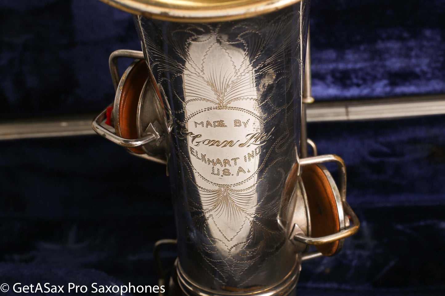 Conn New Wonder II ‘Chu Berry’ Alto Saxophone 184438 Original Silver Plate Needs Overhaul