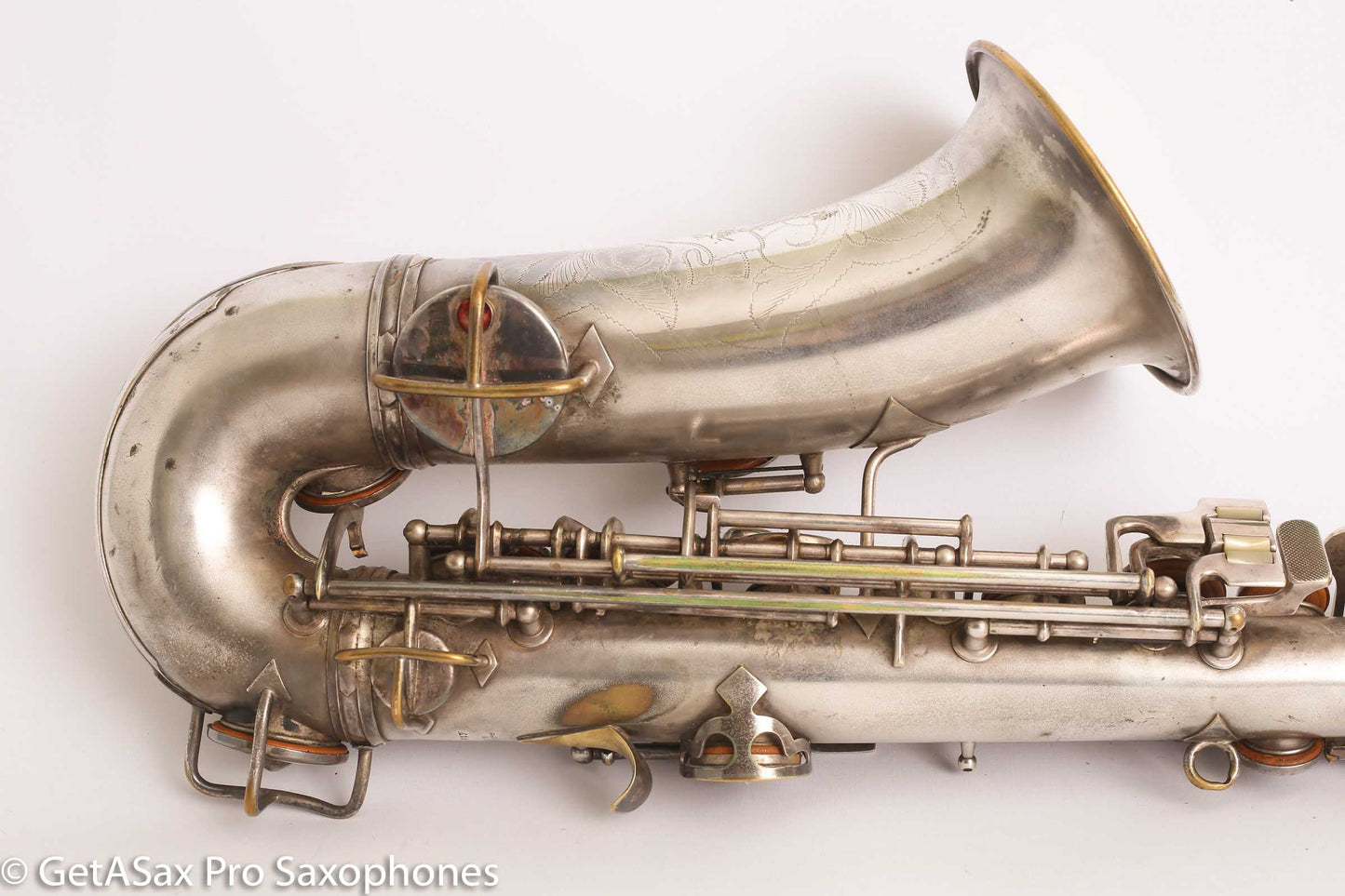 Conn New Wonder II ‘Chu Berry’ Alto Saxophone 184438 Original Silver Plate Needs Overhaul