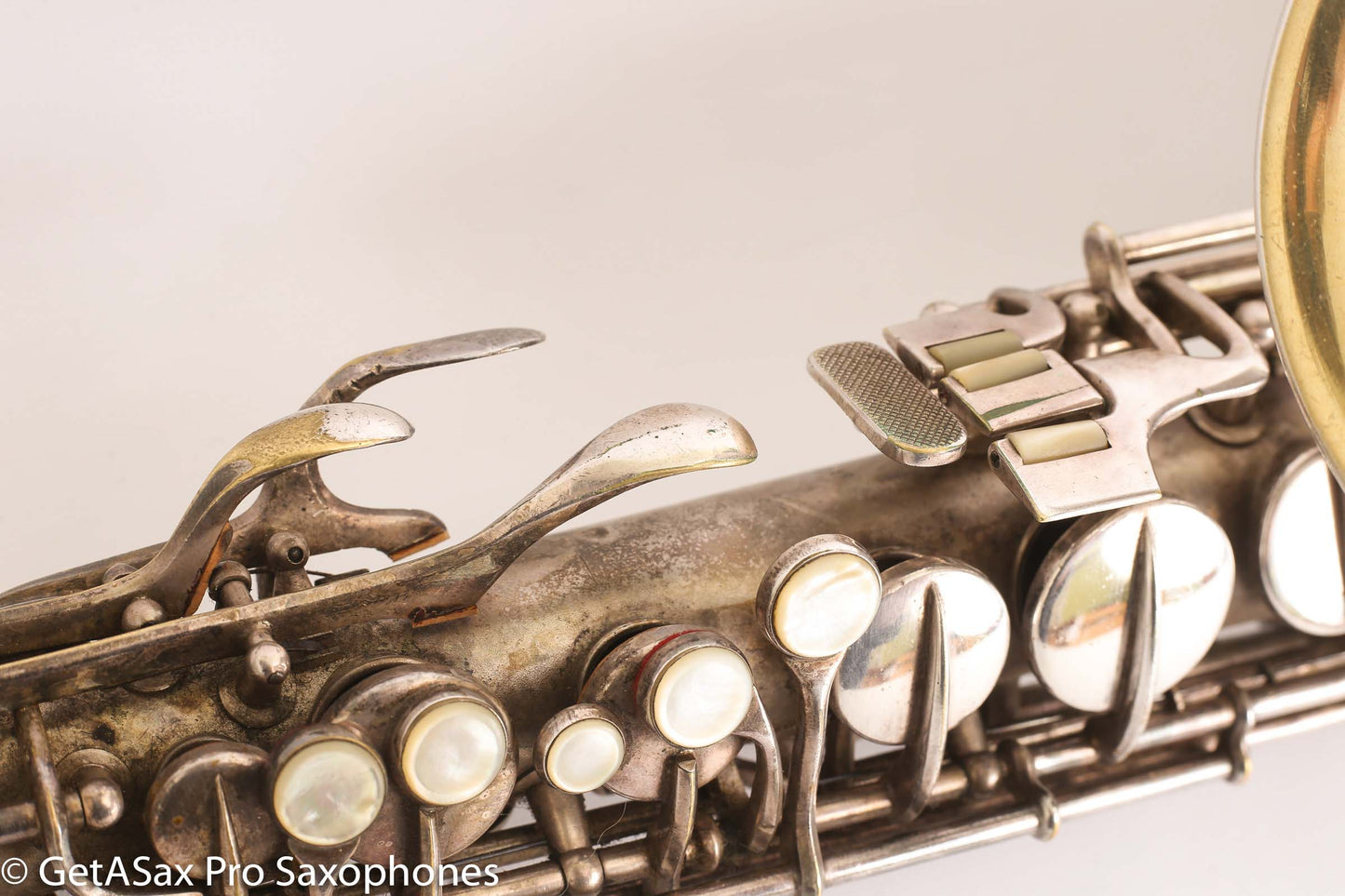 Conn New Wonder II ‘Chu Berry’ Alto Saxophone 184438 Original Silver Plate Needs Overhaul