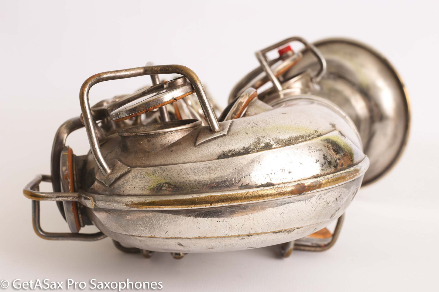 Conn New Wonder II ‘Chu Berry’ Alto Saxophone 184438 Original Silver Plate Needs Overhaul