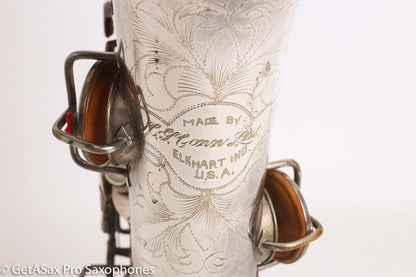 Conn New Wonder II ‘Chu Berry’ Alto Saxophone 184438 Original Silver Plate Needs Overhaul