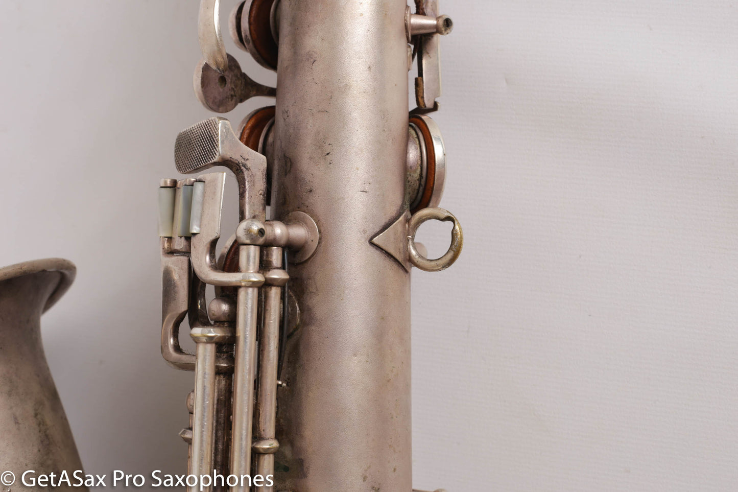 Conn NWII Alto Original Silver Plate 207753 Great Shape Old Pads