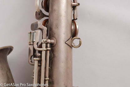 Conn NWII Alto Original Silver Plate 207753 Great Shape Old Pads