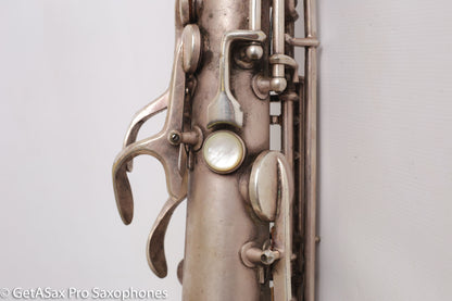 Conn NWII Alto Original Silver Plate 207753 Great Shape Old Pads