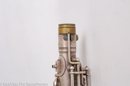 Conn NWII Alto Original Silver Plate 207753 Great Shape Old Pads