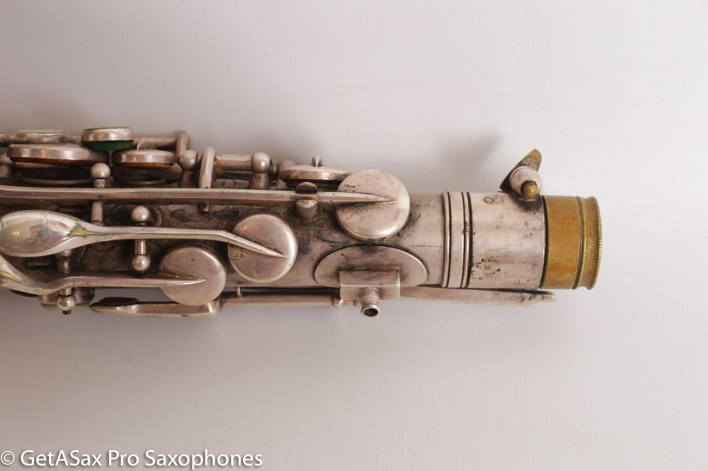Conn NWII Alto Original Silver Plate 207753 Great Shape Old Pads