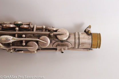 Conn NWII Alto Original Silver Plate 207753 Great Shape Old Pads