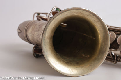 Conn NWII Alto Original Silver Plate 207753 Great Shape Old Pads