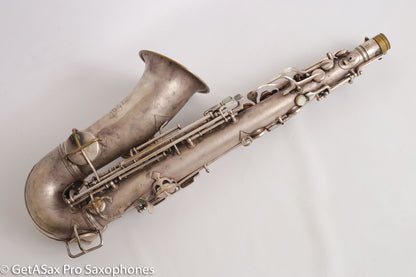 Conn NWII Alto Original Silver Plate 207753 Great Shape Old Pads