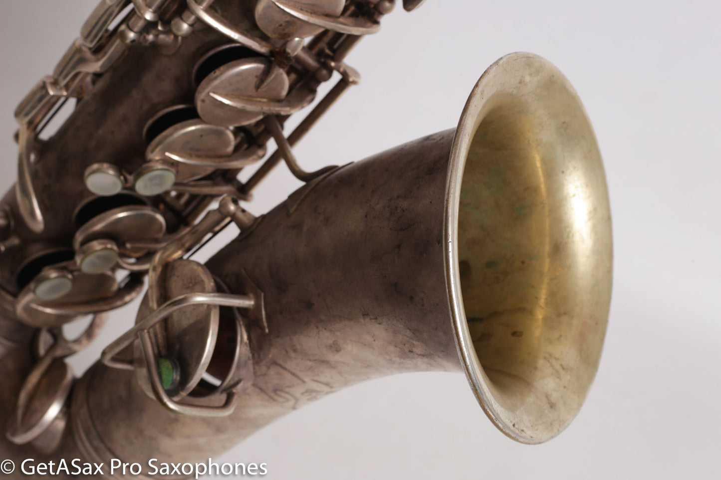 Conn NWII Alto Original Silver Plate 207753 Great Shape Old Pads