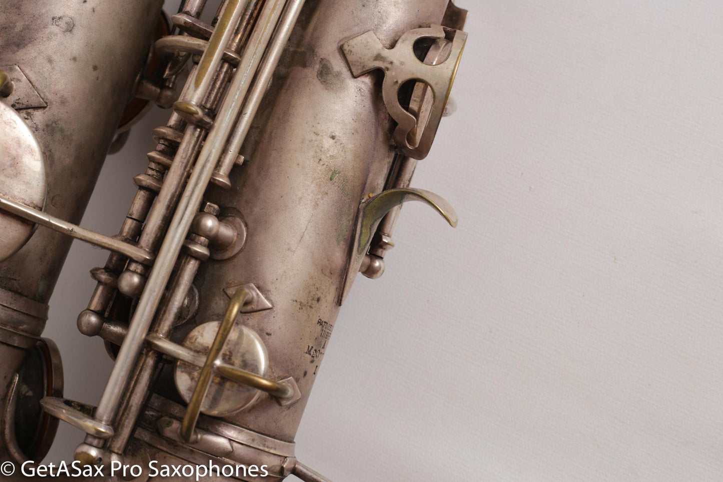 Conn NWII Alto Original Silver Plate 207753 Great Shape Old Pads