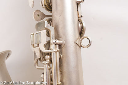 Conn NWII Alto Original Silver Plate 228049 Great Shape Old Pads