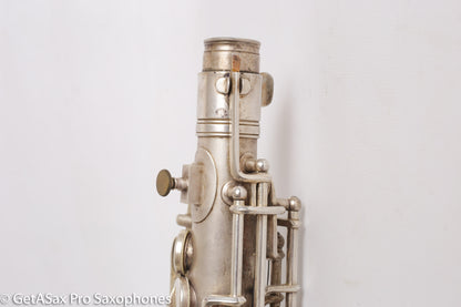 Conn NWII Alto Original Silver Plate 228049 Great Shape Old Pads