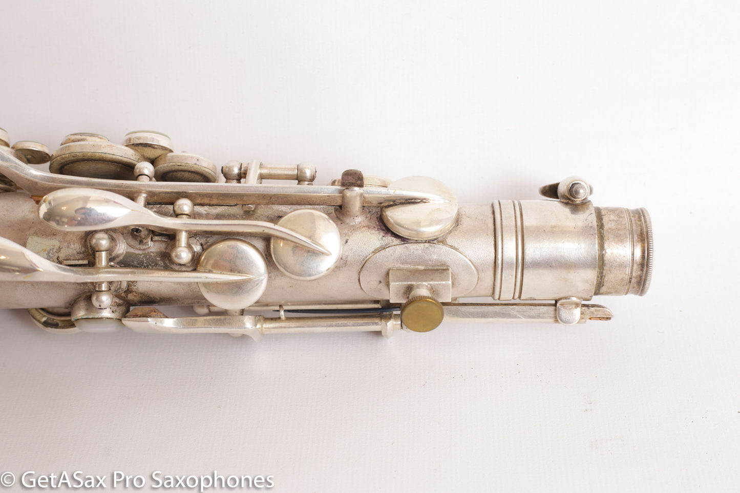 Conn NWII Alto Original Silver Plate 228049 Great Shape Old Pads