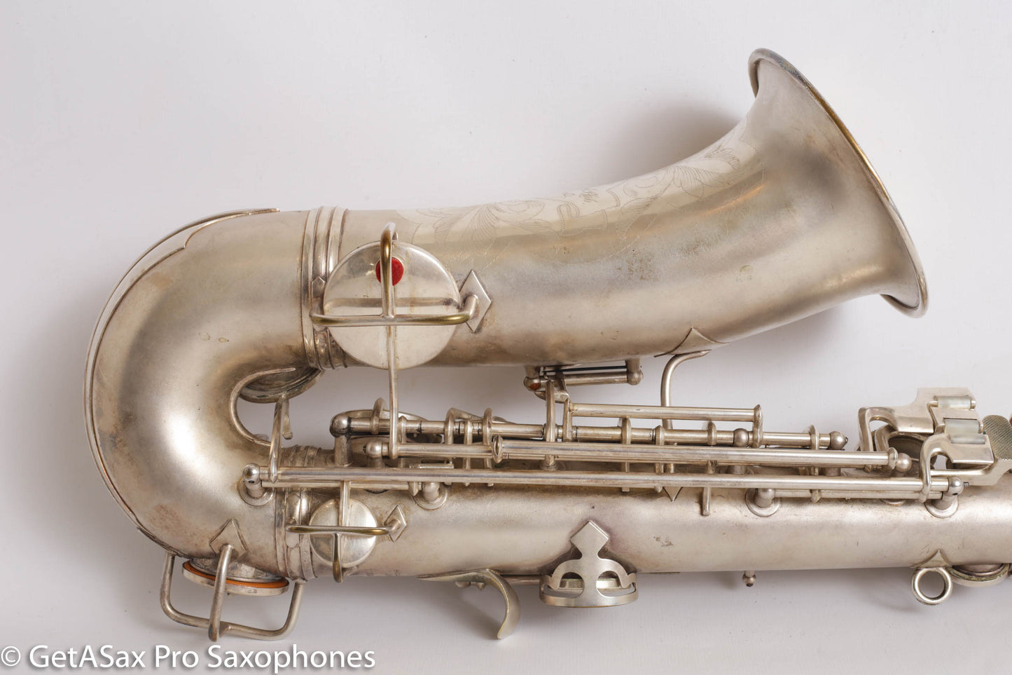 Conn NWII Alto Original Silver Plate 228049 Great Shape Old Pads