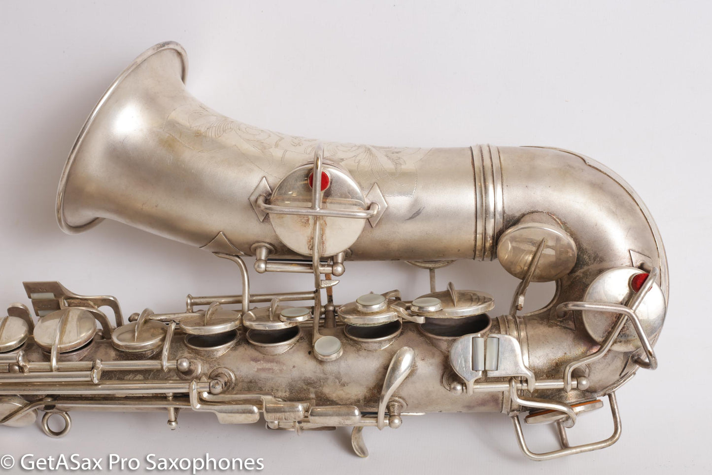 Conn NWII Alto Original Silver Plate 228049 Great Shape Old Pads