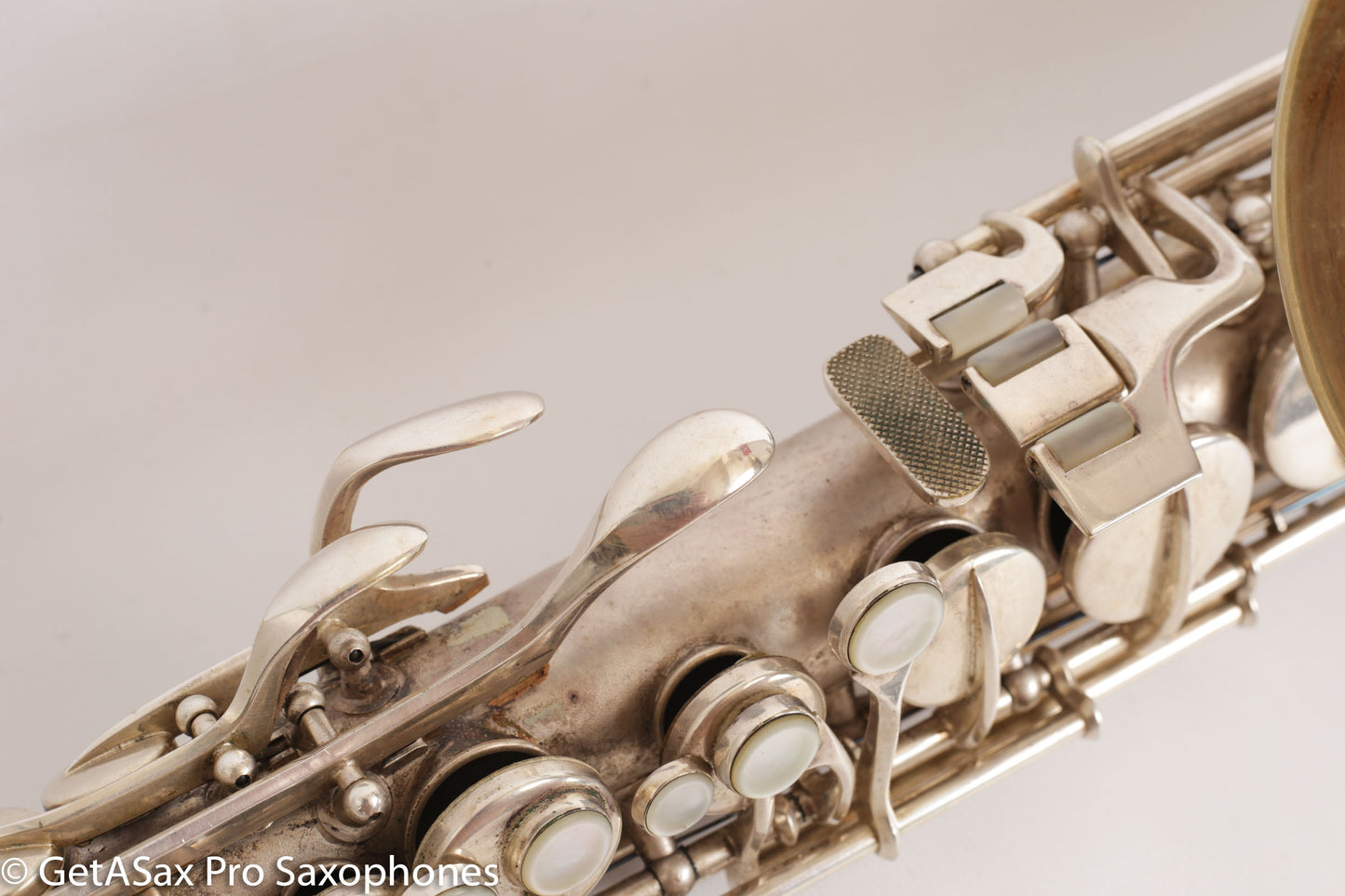 Conn NWII Alto Original Silver Plate 228049 Great Shape Old Pads