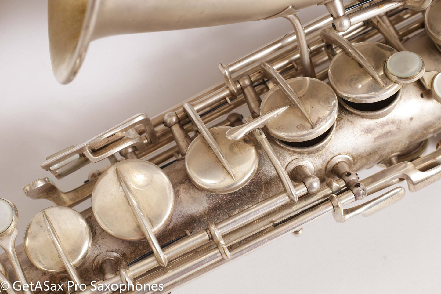 Conn NWII Alto Original Silver Plate 228049 Great Shape Old Pads