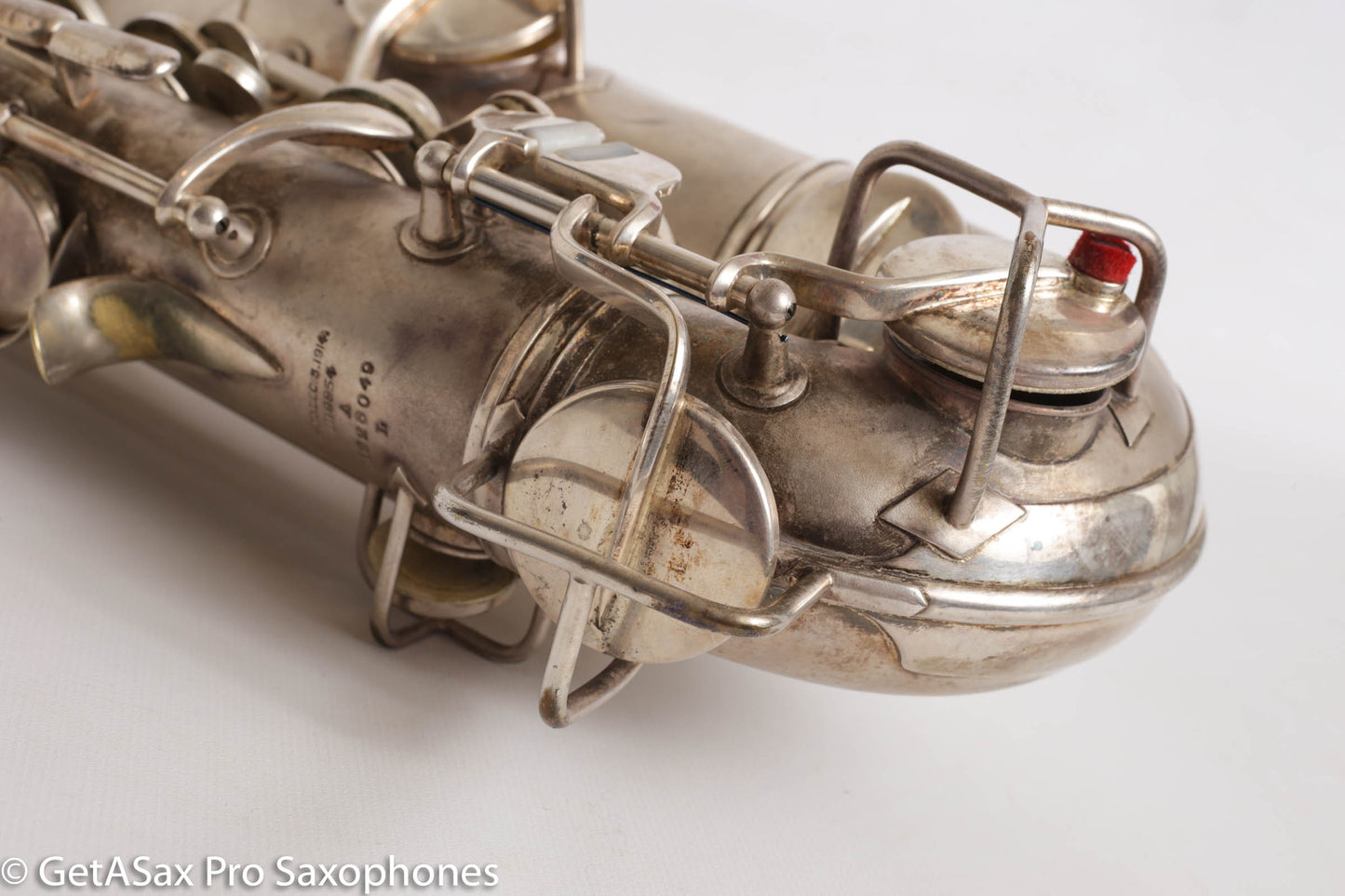 Conn NWII Alto Original Silver Plate 228049 Great Shape Old Pads