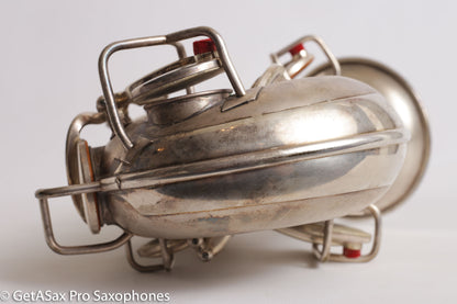 Conn NWII Alto Original Silver Plate 228049 Great Shape Old Pads