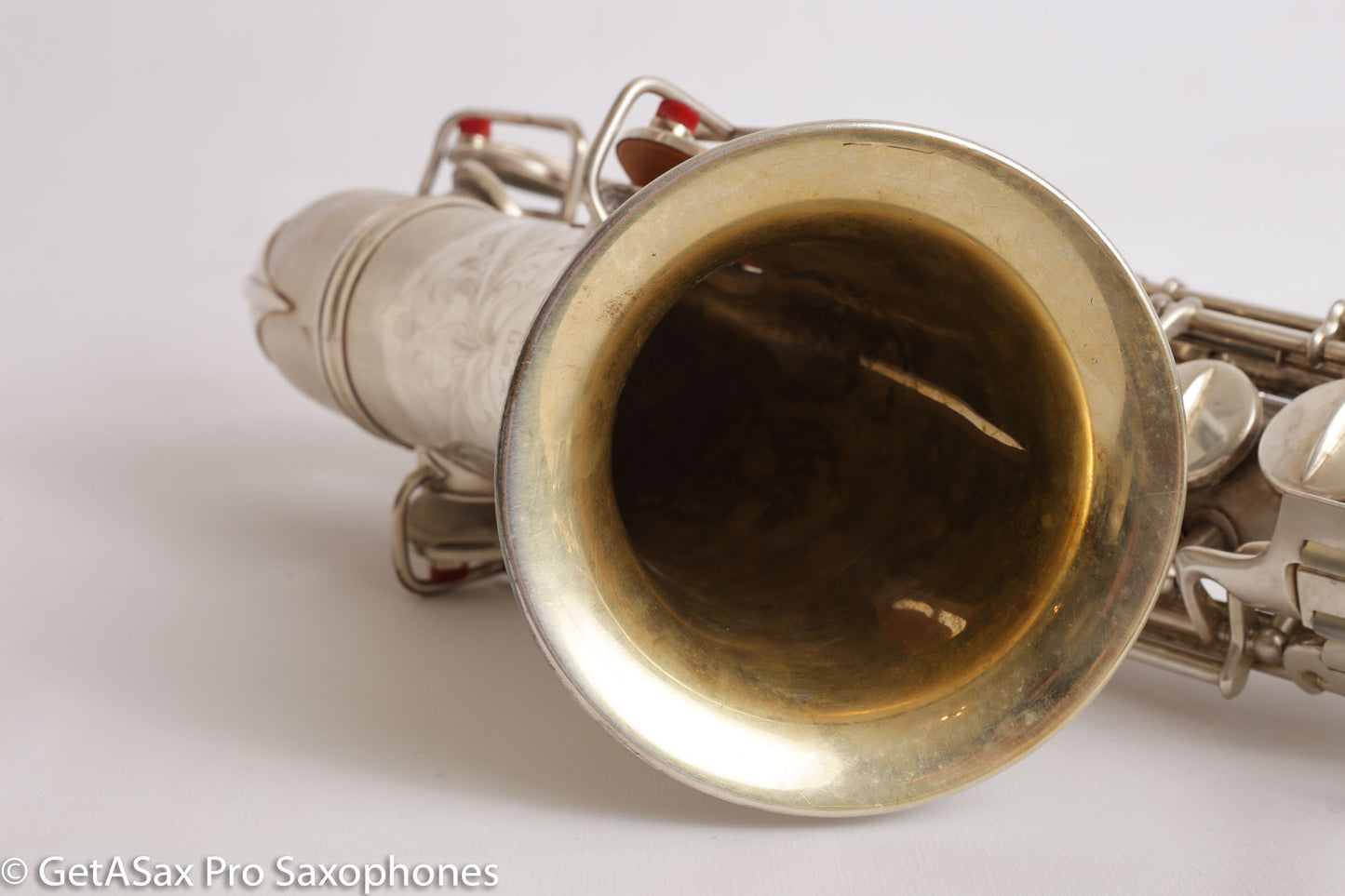 Conn NWII Alto Original Silver Plate 228049 Great Shape Old Pads