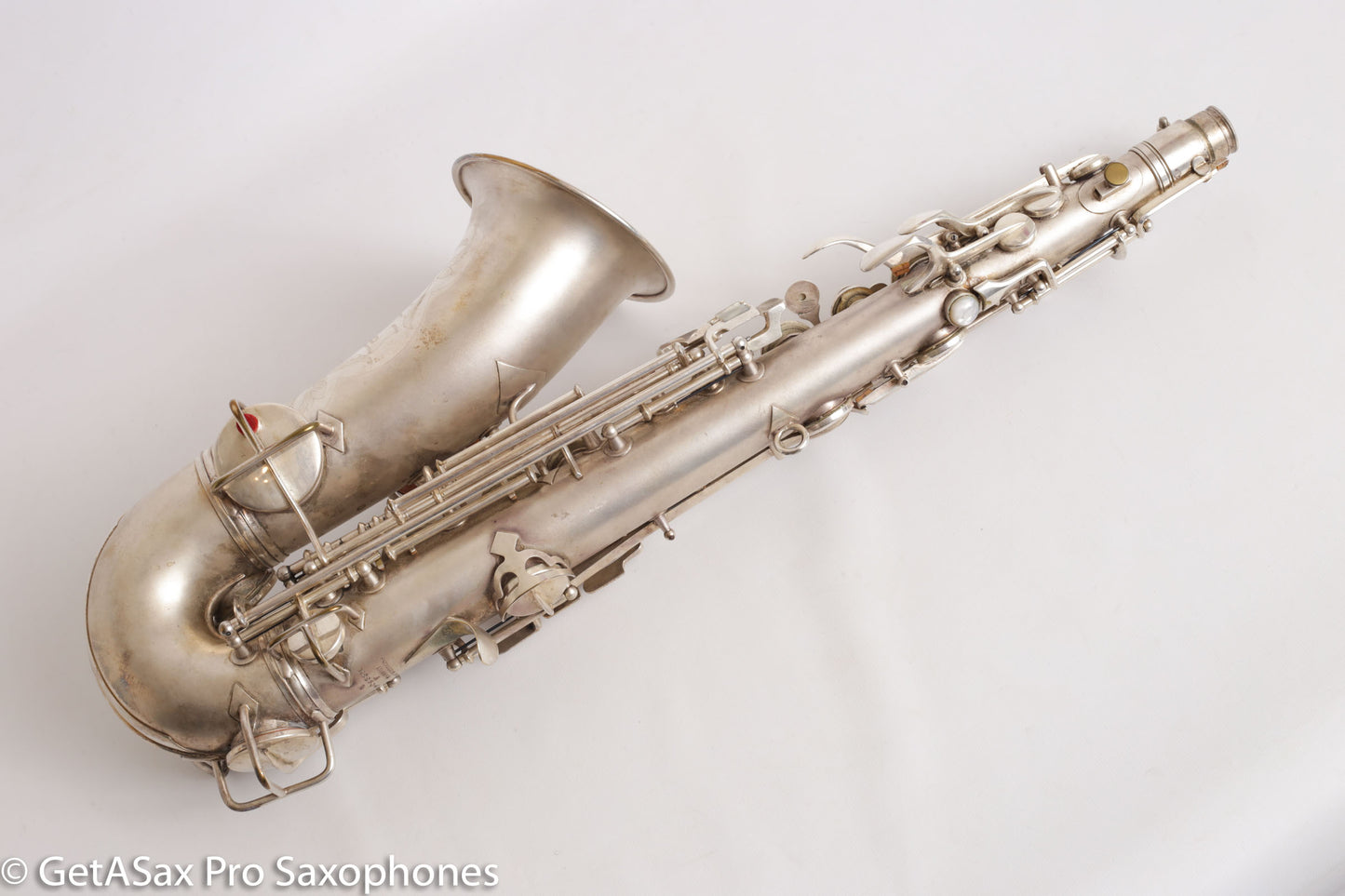 Conn NWII Alto Original Silver Plate 228049 Great Shape Old Pads