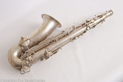 Conn NWII Alto Original Silver Plate 228049 Great Shape Old Pads