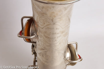 Conn NWII Alto Original Silver Plate 228049 Great Shape Old Pads