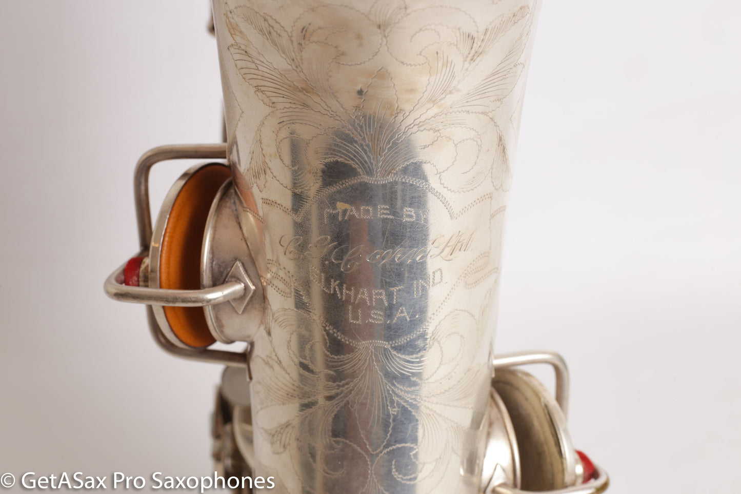 Conn NWII Alto Original Silver Plate 228049 Great Shape Old Pads