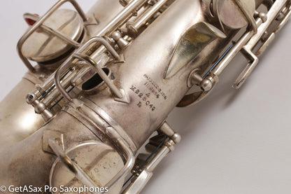 Conn NWII Alto Original Silver Plate 228049 Great Shape Old Pads