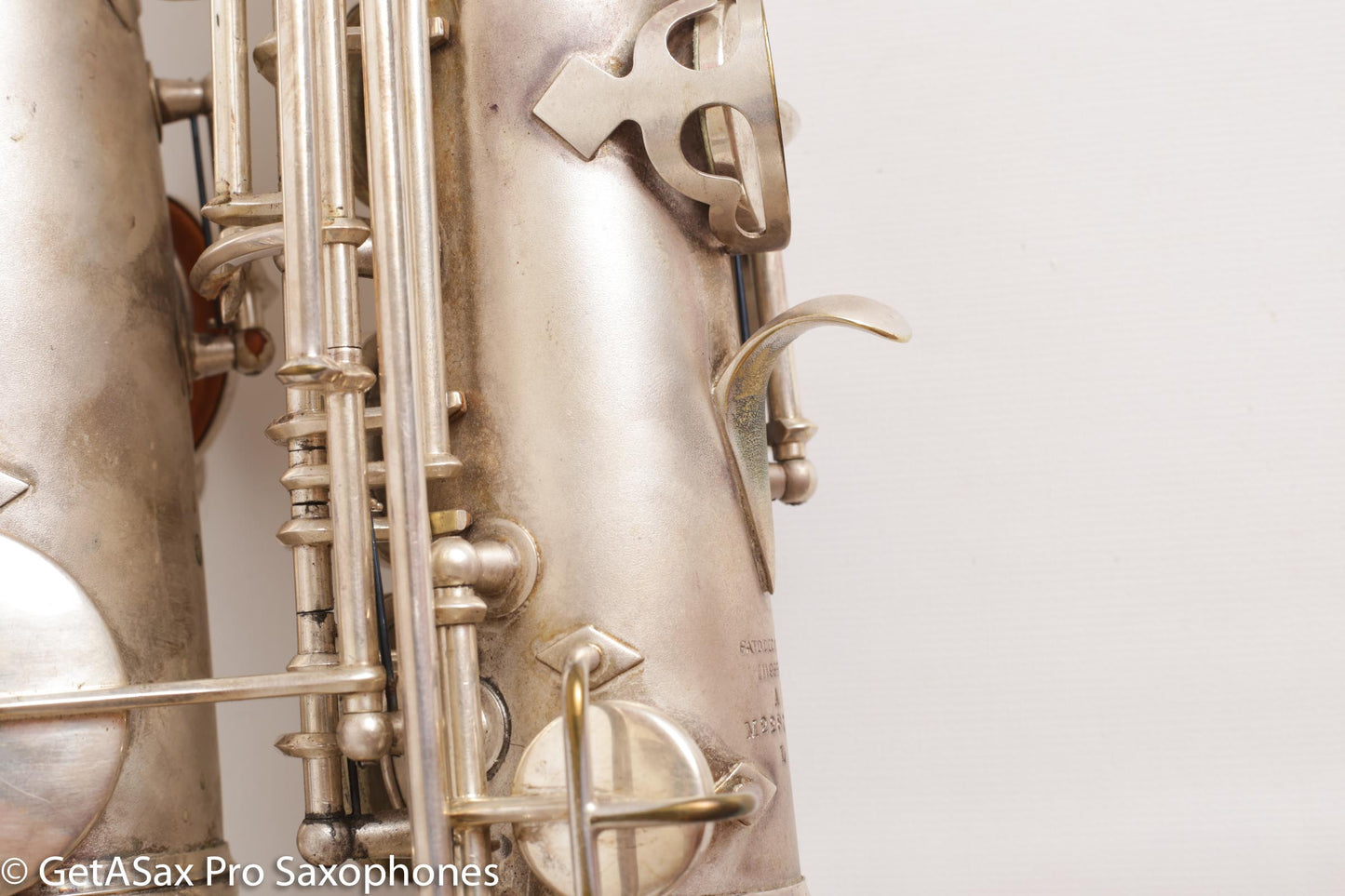 Conn NWII Alto Original Silver Plate 228049 Great Shape Old Pads