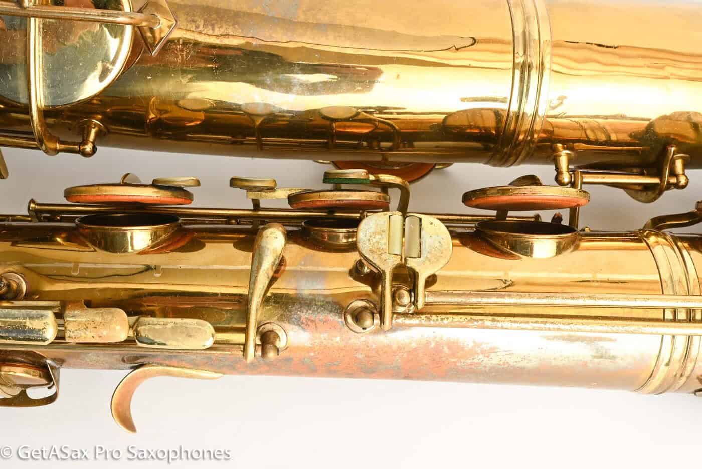 Conn NWII Baritone Saxophone Later Version X Brace Relacquered 226981 Discount 12M