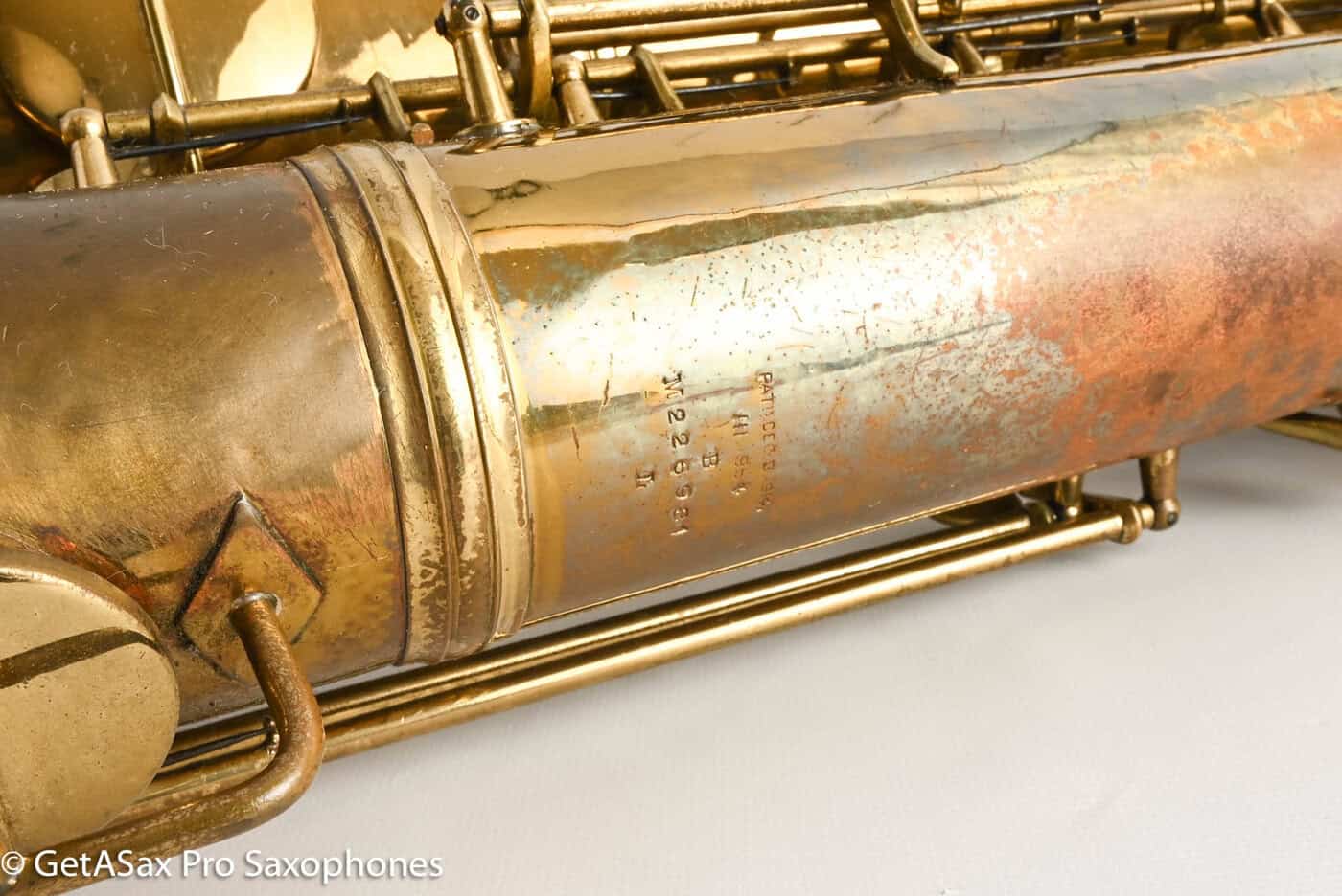 Conn NWII Baritone Saxophone Later Version X Brace Relacquered 226981 Discount 12M