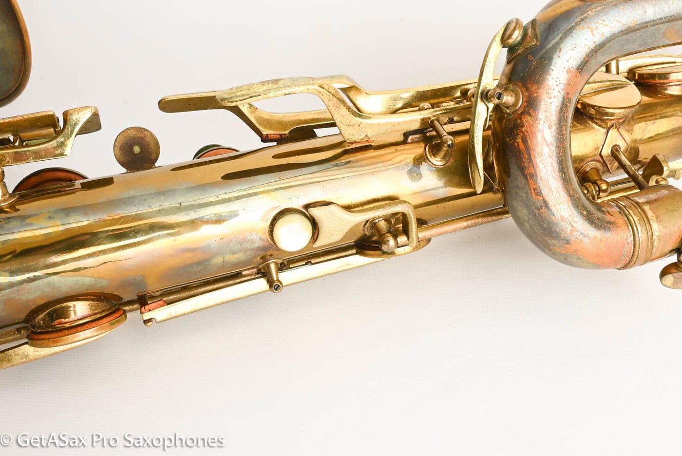 Conn NWII Baritone Saxophone Later Version X Brace Relacquered 226981 Discount 12M