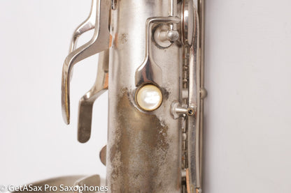 Conn New Wonder II Baritone Silver Plate Aaron Barnard Overhaul Mulligan Serial Fantastic! 189676