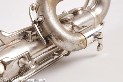 Conn New Wonder II Baritone Silver Plate Aaron Barnard Overhaul Mulligan Serial Fantastic! 189676