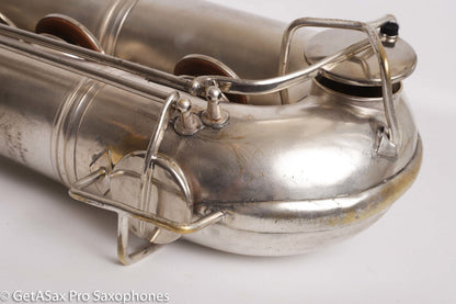 Conn New Wonder II Baritone Silver Plate Aaron Barnard Overhaul Mulligan Serial Fantastic! 189676
