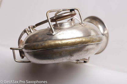 Conn New Wonder II Baritone Silver Plate Aaron Barnard Overhaul Mulligan Serial Fantastic! 189676