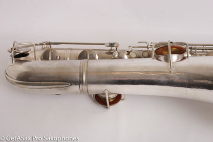 Conn New Wonder II Baritone Silver Plate Aaron Barnard Overhaul Mulligan Serial Fantastic! 189676