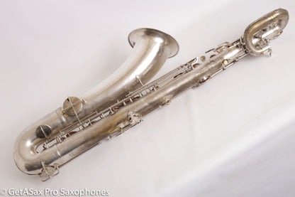 Conn New Wonder II Baritone Silver Plate Aaron Barnard Overhaul Mulligan Serial Fantastic! 189676