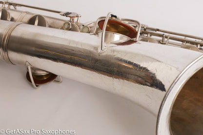Conn New Wonder II Baritone Silver Plate Aaron Barnard Overhaul Mulligan Serial Fantastic! 189676