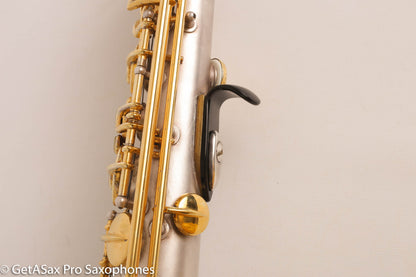 Conn New Wonder II Bb Soprano Saxophone 196145 Silver Plate w/Mods Repadded