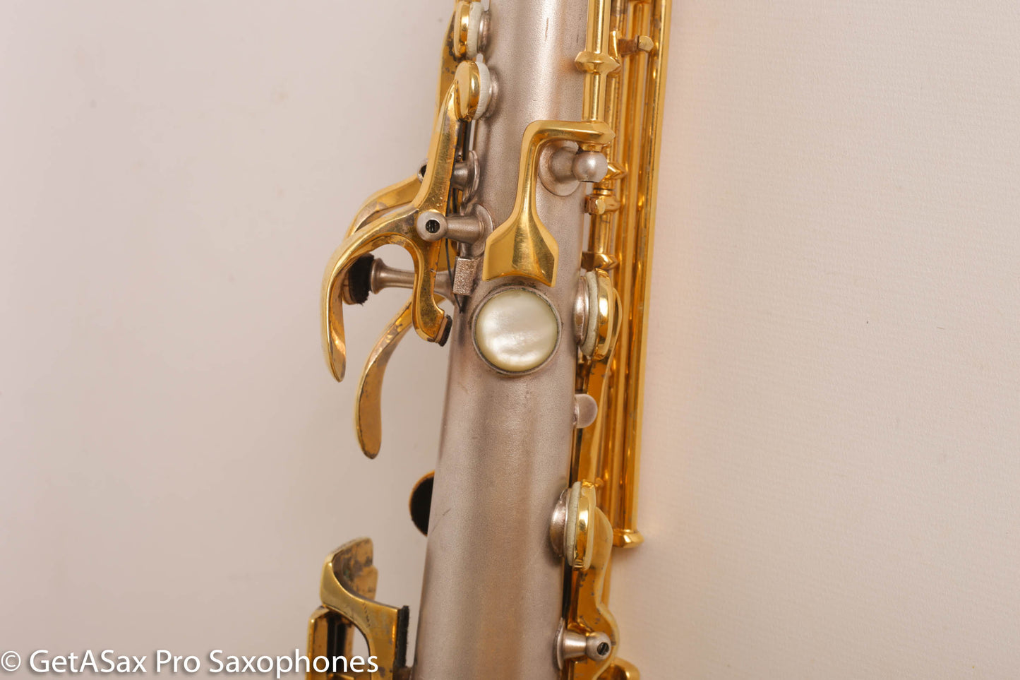 Conn New Wonder II Bb Soprano Saxophone 196145 Silver Plate w/Mods Repadded