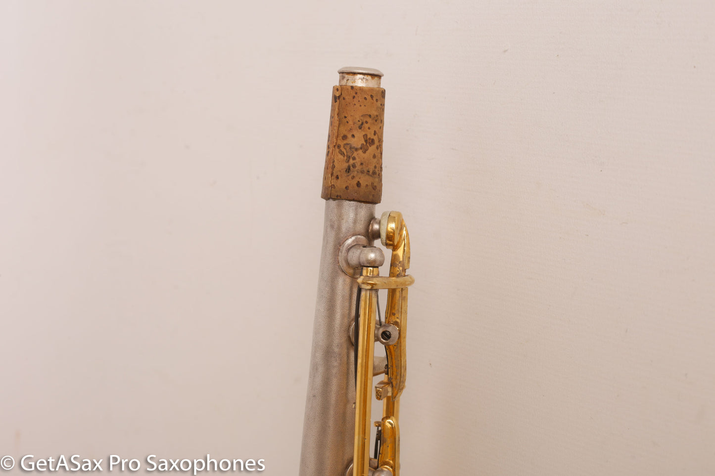 Conn New Wonder II Bb Soprano Saxophone 196145 Silver Plate w/Mods Repadded