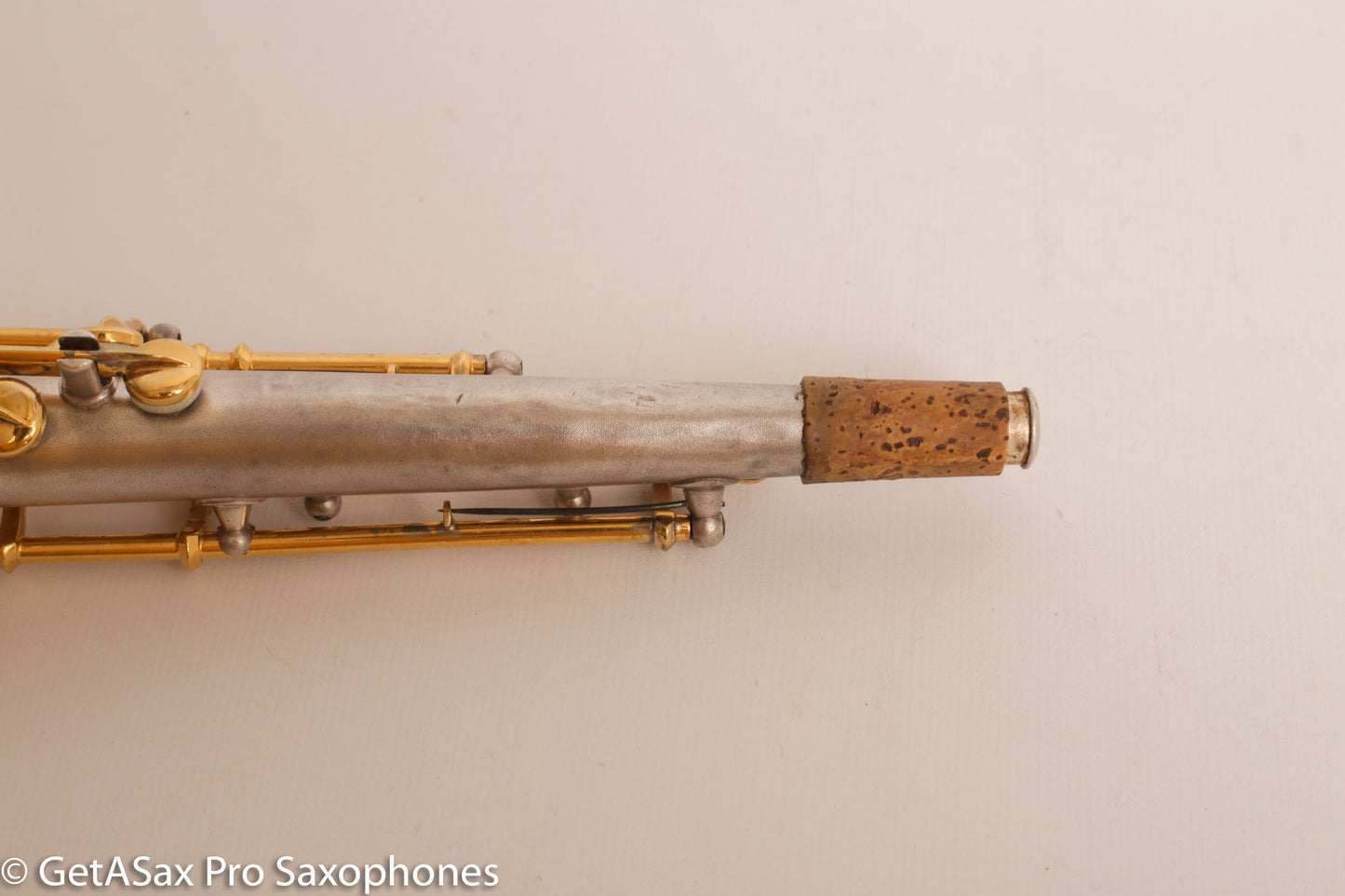 Conn New Wonder II Bb Soprano Saxophone 196145 Silver Plate w/Mods Repadded