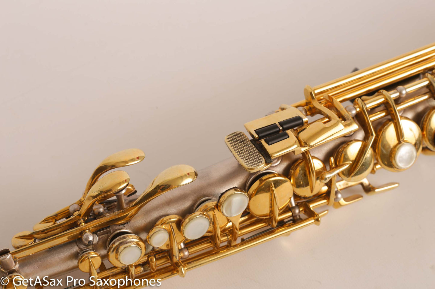 Conn New Wonder II Bb Soprano Saxophone 196145 Silver Plate w/Mods Repadded